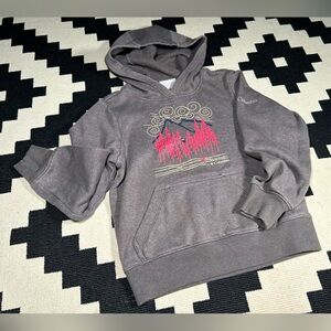 COLUMBIA, sparkly, forest owl hoodie!!